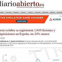 Hasta octubre se registraron 1.610 fusiones y adquisiciones en Espaa, un 24% menos